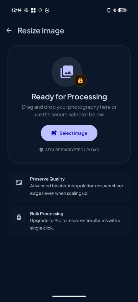 SafeShot Android Resize Screen