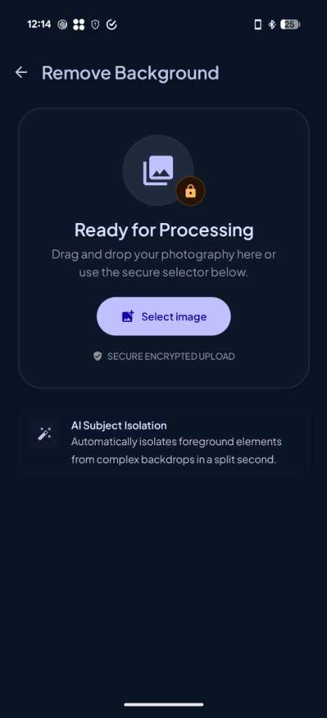 SafeShot Android Remove Background
